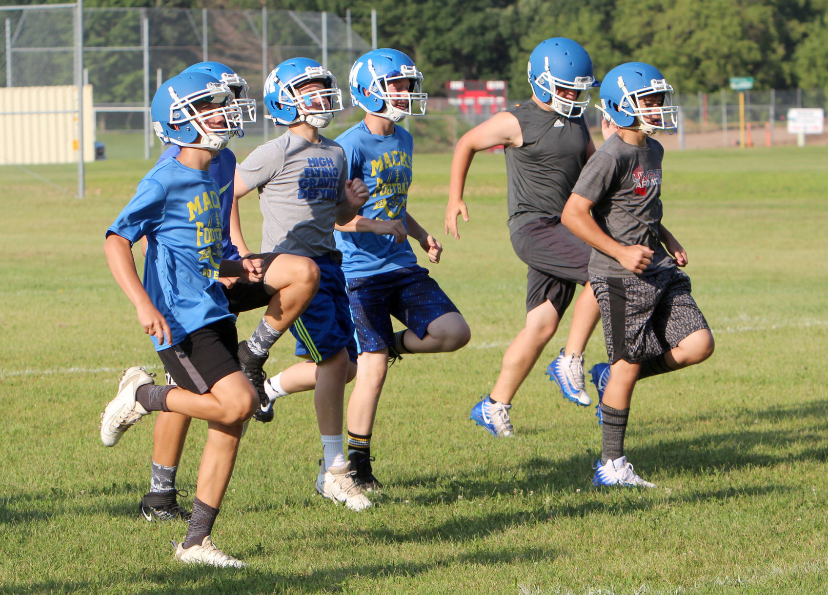 McDonell football practice 8-7-19